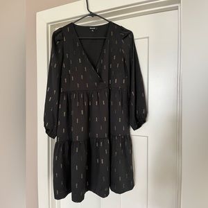 Madewell mini dress, long sleeves